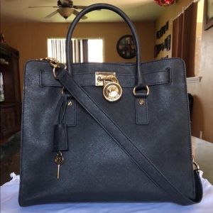 Large Michael Kors Hamilton Satchel